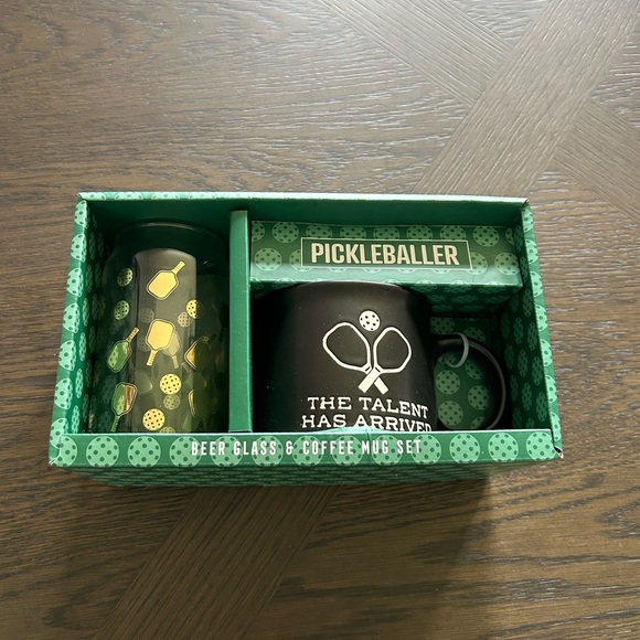 Sheffield Home Other - PICKLEBALL BEER GLASS AND COFFEE MUG SET